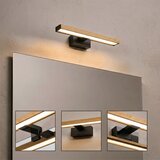 Brilagi LED osvetljenje za kupatilsko ogledalo 3u1 WOODY MIRROR LED/8W/230V IP44 crna/hrast | Eponuda.com