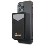 Guess gUWMSSASLBK ovitek za kartice MagSafe za iPhone 14, iPhone 13 - črn | Shoptok.si
