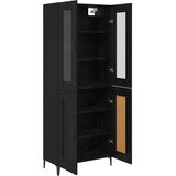  Highboard Crni hrast 69,5 x 34 x 180 cm Konstruirano drvo | shoptok.hr