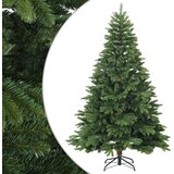vidaXL Umjetno božićno drvce s nogom Zelena 180 cm PVC, PE i čelik | shoptok.hr