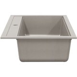  Lavabo - Umivaonik Siva 795 x 505 mm 80% Kvarc i 20% Smola | shoptok.hr