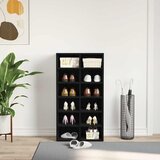  Stalak za cipele crni hrast 54x34x100,5 cm Konstruirano drvo | shoptok.hr