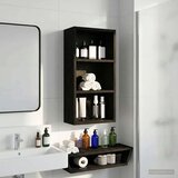  Kopalna stenska omarica s polico Črni Hrast 30 x 16 x 62,5 cm, (5000233331) | Shoptok.si