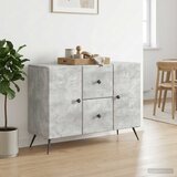  Kreveta Betonska siva 89 x 34,5 x 60 cm Konstruirano drvo | shoptok.hr
