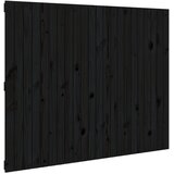  Zidno uzglavlje crni 140x3x110 cm od masivne borovine | shoptok.hr
