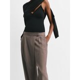 Pull&Bear Hlače z naborki mokka | Shoptok.si