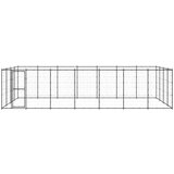 vidaXL Zunanji pasji boks jeklo 33,88 m² | Shoptok.si