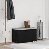  Klupa za hodnik Crni hrast 80 x 40 x 45 cm Konstruirano drvo | shoptok.hr