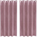  Zavjese za zamračivanje 2 pcs Tamno ružičasta 140 x 175 cm | shoptok.hr