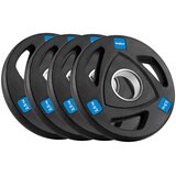 Rebel Active Gumirani olimpijski liveni tegovi RBA-2108, Set 4x2.5 kg / 51mm , Crni Cene