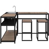 Bessagi Garden Letna Kuhinja Delia, Črna, Naravna | Shoptok.si