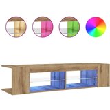 vidaXL TV omarica z LED artisan hrast 135x39x30 cm inženirski les | Shoptok.si