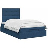  od pjene s madracem i LED-om Plava 120 x 200 cm Tkanina | shoptok.hr