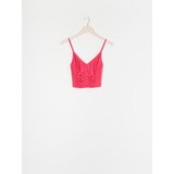 Sinsay Crop top u stilu negližea | shoptok.hr