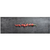 Kuhinjski tepih s uzorkom feferona perivi 60 x 300 cm