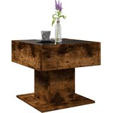  Stolić za kavu LED boja hrasta 50x50x45 cm konstruirano drvo | shoptok.hr