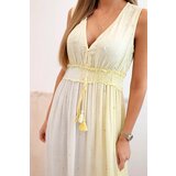 Kesi Włoski Women's viscose dress with sequins kiwi | shoptok.hr
