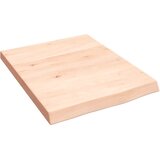  Zidna polica 40x50x(2-4) cm neobrađena masivna hrastovina | shoptok.hr