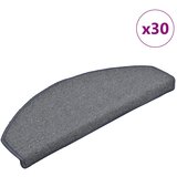  Prostirke za stepenice 30 kom 65x24x4 cm svijetlo sive i plave poluokrugle velike | Shoptok.si