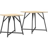  Set pomoćnih stolića 2 pcs Sonoma hrast i crna | Eponuda.com