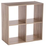 Five stalak sa 4 police 67,5x32x67,5cm drvo natural ( 138908 ) | ePonuda.com