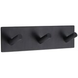Tendance zidni četvrtasti čiviluk sa 3 kukice 3m 18 x 3 x 4,5 metal crna 9057103 | Eponuda.com
