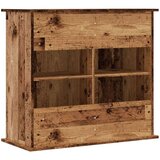 vidaXL Stojalo za akvarij starinski les 81x36x73 cm inženirski les | Shoptok.si