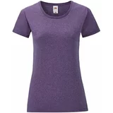 Fruit Of The Loom Purple Iconic women's t-shirt in combed cotton