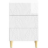  Noćni ormarić Bijela visokog sjaja 43 x 39,5 x 66,5 cm | Eponuda.ba