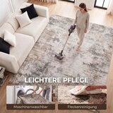  Tepih za dnevni boravak poliester moderni umjetnički uzorak periv smeđi | shoptok.hr