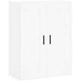  Visoka komoda bijela 69,5x34x180 cm konstruirano drvo Slike