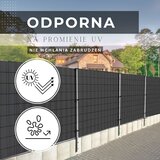  Grafitna traka za ogradu 19 x 35 metara 450 g po kvadratnom metru 20 kopči | shoptok.hr