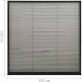  Komarica za prozor antracit 120x120 cm aluminij - Antracit 120 x 120 cm | shoptok.hr