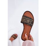 Boto Ladies Flat Heeled Slippers With Decoration Black Dorfedi | shoptok.hr