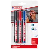Marker permanentni 1,5-3mm okrugli vrh Edding 300/3boje blister 2+1 gratis | shoptok.hr