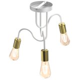  Plafonski luster DOW 3xE27/60W/230V bela/zlatna | Eponuda.com