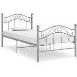 Okvir za krevet sivi metalni 90 x 200 cm | shoptok.hr
