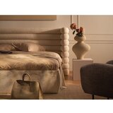 Micadoni Plavi tapecirani bračni krevet s prostorom za odlaganje s podnicom 180x200 cm Mount – | shoptok.hr