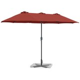  Vrtni suncobran Terakota 370 x 197 x 239 cm | shoptok.hr