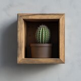 Hanah home Raf279 Black Decorative Wooden Wall Shelf | ePonuda.com