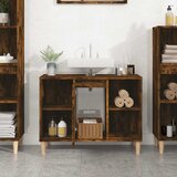  za umivaonik boja dimljenog hrasta 80x33x60 cm drveni | shoptok.hr