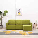vidaXL Modularni trosjed od tkanine zeleni - Zelena | shoptok.hr