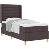  s opruga kutije Tamno smeđa 90 x 190 cm tkanina | shoptok.hr