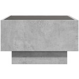 Stolić za kavu LED siva boja betona 50x50x30 cm drveni | shoptok.hr