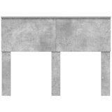  Vzglavje z vzglavjem Betonsko siva 135 cm Konstruiran les, (5000110249) | Shoptok.si