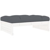 Maison Chic Vrtni stolček - Vrtni stoli za noge bel 120x80 cm trdna borovina JS879, (21877301) | Shoptok.si