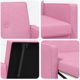  Krevet-sofa na razvlačenje Ružičasta Tkanina | shoptok.hr