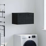 vidaXL Ormar za Zid Crni hrast 60 x 36.5 x 35 cm Konstruirano drvo Cijene
