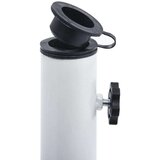  Stojalo za senčnik belo 12 kg 48 cm lito železo, (20610565) | Shoptok.si