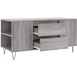  Stolić za kavu boja hrasta 102x44,5x50 cm od konstruiranog drva Siva | Shoptok.si